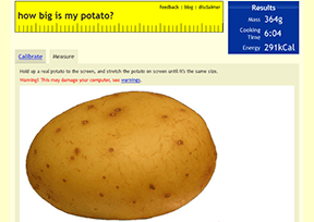 我的土豆有多大？