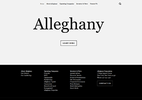 阿勒格尼公司_Alleghany 阿勒格尼公司_Alleghany