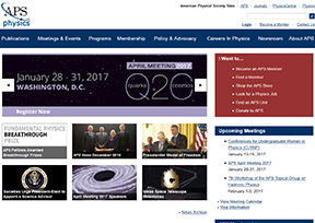 美国物理学会_APS 美国物理学会_APS