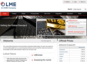 伦敦金属交易所_LME 伦敦金属交易所_LME