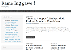 Rame Ing gawe Rame Ing gawe
