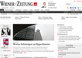 《维也纳日报》(Wiener Zeitung) 《维也纳日报》(Wiener Zeitung)