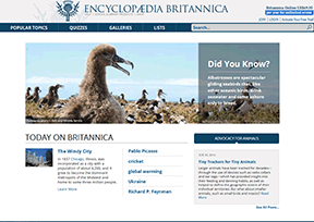 《大英百科全书》(EncyclopediaBritannica)网络版