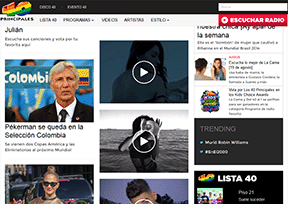 Los 40 Principales(哥伦比亚) Los 40 Principales(哥伦比亚)