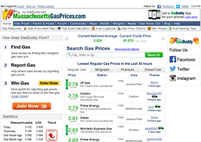 MassachusettsGasPrices.com MassachusettsGasPrices.com
