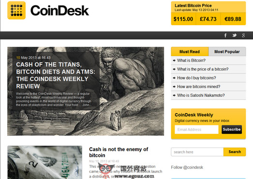 CoinDesk-比特币新闻资源网 CoinDesk-比特币新闻资源网