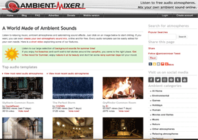 Ambient Mixer-大自然意境图片音效网