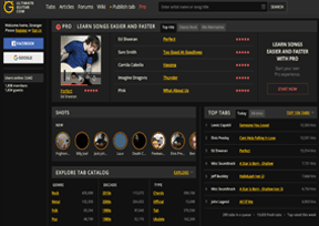 Ultimate Guitar-在线吉他乐谱分享网