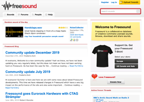 FreeSound-音频样本分享社区