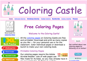 ColoringCastle-着色城堡图片打印网